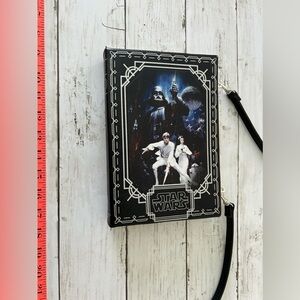 Star Wars Princess Leia & Luke Book
Crossbody Bag Purse Clutch Faux Leather